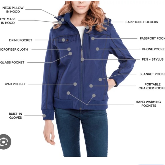 Baubax Women’s travel jacket. - Picture 4 of 4